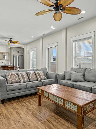 Bright Coastal Living Space